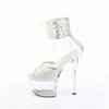 Pleaser - SKY324PREMRSNT Sandaal met enkelband - Zilverkleurig Product image